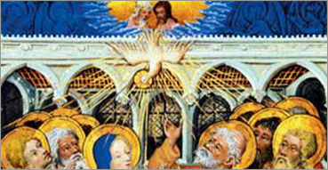 Veni Creator Spiritus, Vieni Spirito Creatore; Maria e gli Apostoli, Pentecoste