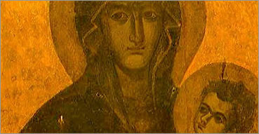 Regina Caeli. Nell'immagine: Icona Salus populi romani, Roma, Basilica di Santa Maria Maggiore